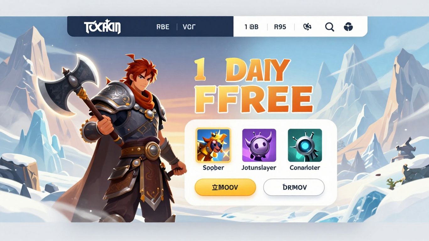Epic Games Store Rozpoczyna Codzienne Darmowe Gry: Jotunnslayer na Początek