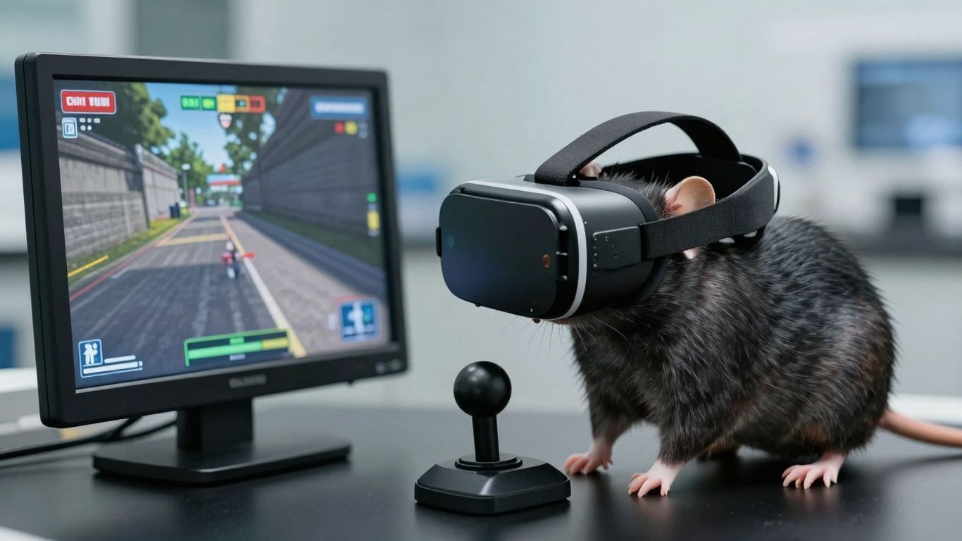 Szczury wkraczają do świata Dooma: Naukowcy uczą gryzoni obsługiwać broń w wirtualnej rzeczywistości