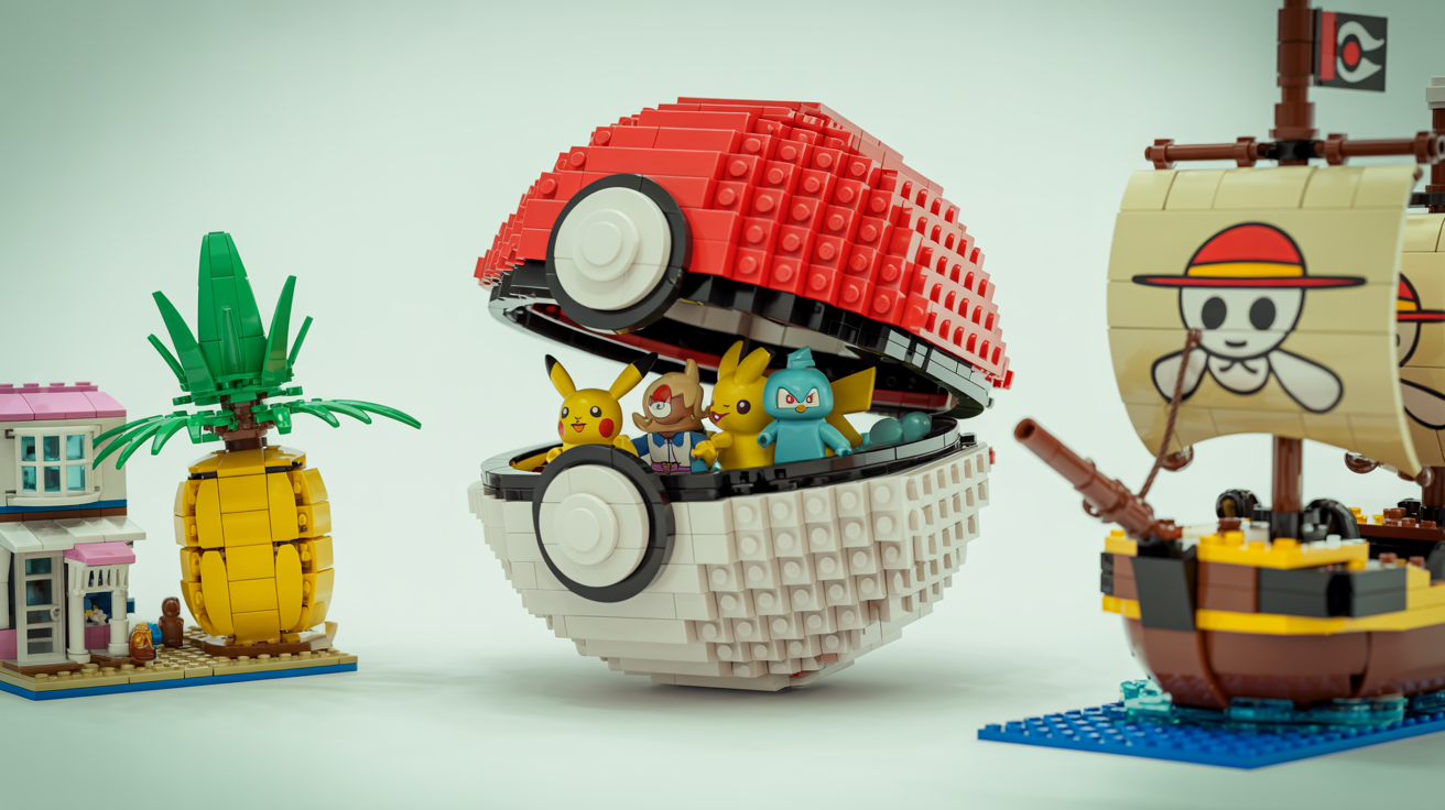 LEGO mocno rozbudowuje ofertę w 2026 roku. Nowe zestawy z Pokémon, One Piece i SpongeBobem