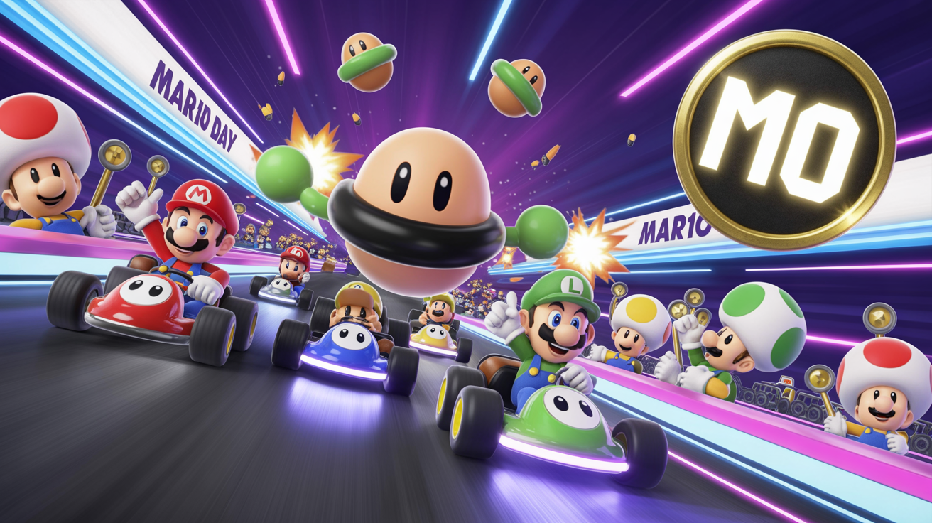Przeciek W Mario Kart World Sugeruje Powrót Trybu Bob-omb Blast Z Okazji MAR10 Day