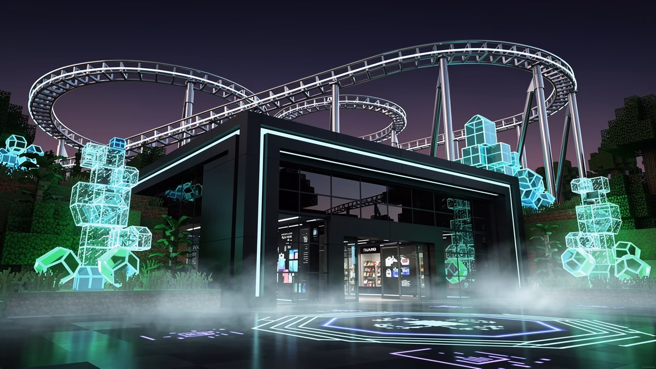 Minecraft World otworzy się w 2027 roku pod Londynem. będzie roller coaster i gigantyczny sklep